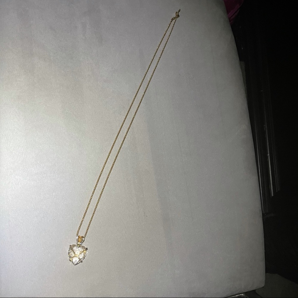 Swarovski Crystal Heart Long Necklace - Picture 6 of 6